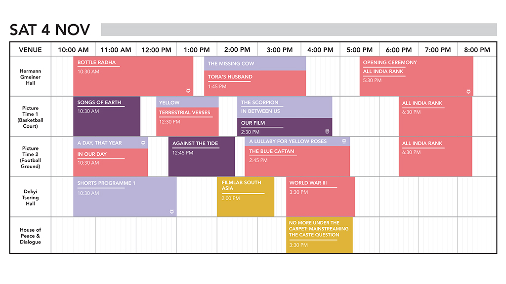 Poster - FESTIVAL SCHEDULE